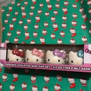 Hello Kitty Ceramic Mini Cup Set